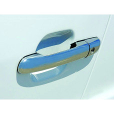 Накладки на ручки (4 шт, нерж) OmsaLine - Італійська нержавійка для Volkswagen LT 1995-2006 рр