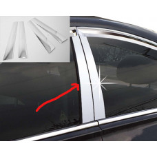 Хромированная пленка на стойку для Hyundai Elantra (HD) 2006-2011 гг