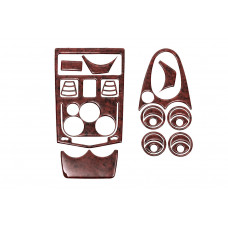 Накладки в салон (Meric, Турция) Карбон для Dacia Logan I 2005-2008 гг