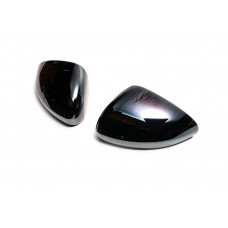 Накладки не дзеркала Чорний хром (2 шт., пласт) для Fiat Tipo 2016- рр