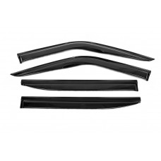 Ветровики на окна (4 шт, EuroCap) для Fiat Doblo II 2010-2022 гг