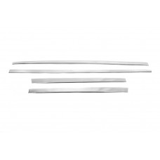 Молдинги дверные OmsaLine (4 шт., нержавейка) для Land Rover Discovery III 2004-2009 гг