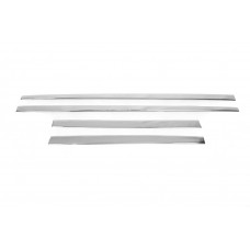 Молдинги дверные OmsaLine (4 шт., нержавейка) для Mitsubishi Eclipse Cross 2017- гг