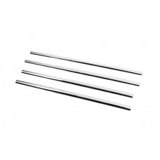 Нижние молдинги стекол нержавейка (4 шт.) для Ford Connect 2014-2021 гг