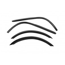 Расширители арок (4 шт, черные, ABS-пластик) для Daewoo Nexia 1995-2016 гг