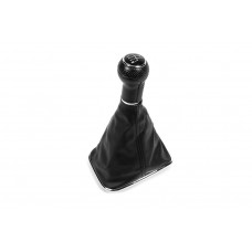 Ручка та чохол КПП (5 ступка, хром рамка) для Volkswagen Golf 4 1997-2006 рр