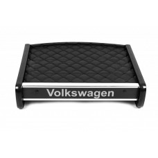 Полка на панель (Черная с черной строчкой) для Volkswagen T5 Transporter 2003-2010 гг