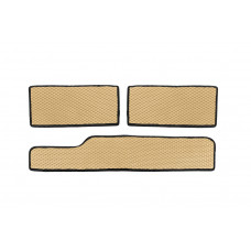 Полиуретановые коврики на пороги (3 шт, EVA, Бежевые) для Mercedes Sprinter W901/902/903/904/905 1995-2006 гг