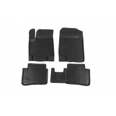 Резиновые коврики с бортиком (4 шт, Polytep) для Kia Rio 2005-2011 гг