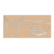 Накладки на панель (Механика) Алюминий для Chevrolet Cruze 2009-2015 гг