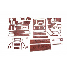 Накладки на панель приборов (Meric, 60 деталей) Титан для Mercedes Sprinter W906 2006-2018 гг