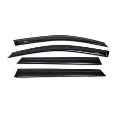 Ветровики на окна (4 шт, HIC) для Kia Sorento II XM 2009-2014 гг