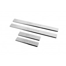 Накладки на пороги Carmos V2 (4 шт, нержавейка) для Citroen C-Elysee 2013-2022 гг