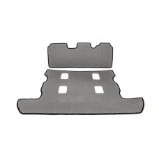 Коврик багажника 2 шт (EVA, 7 мест, Серый) для Lexus LX570/450d 2008-2022 гг