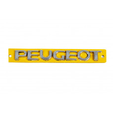 Напис Peugeot 8665.PW (137мм на 15мм) для Peugeot 207 2006-2014 рр