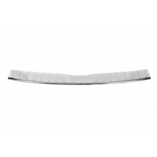 Накладка на задний бампер Carmos глянец нержавейка для Renault City K-ZE 2021- гг