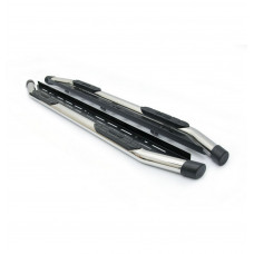 Боковые Подножки Amazon Inox (2 шт., Нержавеющая Сталь) 76мм для Mercedes X class 2017-2020 гг