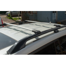 Перемычки на рейлинги под ключ WingBar (2 шт) до 110 см, Серый для Mercedes GLE/ML сlass W166