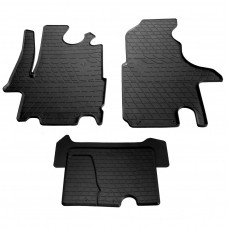 Резиновые коврики (3 шт, Stingray) Premium - резина без запаха для Renault Master 1998-2010 гг