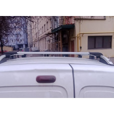 Перемычки на рейлинги под ключ WingBar (2 шт) до 110 см, Серый для Renault Kangoo 1998-2008 гг