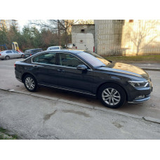 Молдинг дверний SD/SW (8 шт, нерж) OmsaLine - Італійська нержавійка для Volkswagen Passat B8 2015-2023 рр