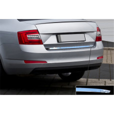 Накладка на багажник нержавейка Carmos - Турецкая Нержавеющая Сталь для Skoda Octavia III A7 2013-2019 гг