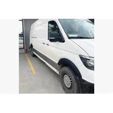 Широкие накладки на арки (4 шт, черные) для Man TGE 2017- гг