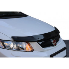Дефлектор капоту (EuroCap) для Honda Civic Sedan IX 2011-2016 рр