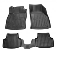 Резиновые коврики Stingray 3D (5 шт) для Skoda Octavia III A7 2013-2019 гг