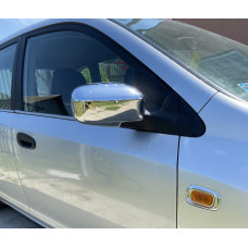 Накладки на Зеркала (2 шт., пластик) для Honda Civic Sedan VII 2001-2006 гг