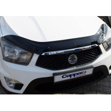 Дефлектор капота (2013-2018, EuroCap) для SsangYong Action