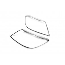 Накладки на фари (2 шт, пласт) для Toyota Hilux 2006-2015 рр