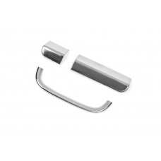 Накладка на задню ручку (нерж.) OmsaLine - Італійська нержавійка для Mercedes Vito W639 2004-2014 рр