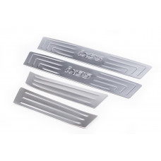 Накладки на пороги Carmos V1 (4 шт, нерж) для Hyundai IX-35 2010-2015 рр