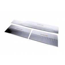 Накладки на внутренние пороги нержавеющие Carmos V1 (3 шт) для Mercedes Sprinter W901/902/903/904/905 1995-2006 гг