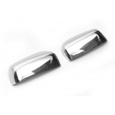 Накладки на Зеркала Вариант №2 (2 шт., Нержавейка) для Ford Connect 2010-2013 гг