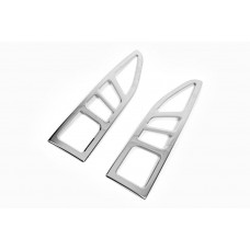 Хром Накладки на Задние Фонари Прямые (2 шт., Нерж. сталь) Carmos для Citroen Berlingo 2008-2018 гг