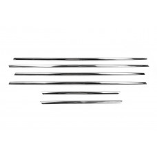 Нижняя окантовка окон (SW, нержавейка) для Peugeot 508 2010-2018 гг