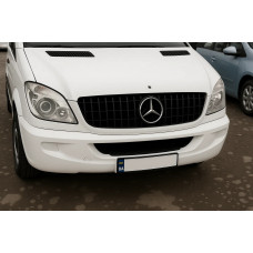 Передняя Решетка GT Panamericana Черная (2006-2013) для Mercedes Sprinter W906