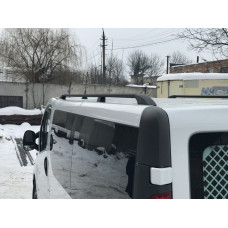 Черные рейлинги Короткая, Пластиковые Ножки для Renault Trafic 2001-2015 гг