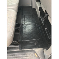 Задние резиновые коврики (2 шт, Polytep) для Volkswagen T5 Transporter 2003-2010 гг