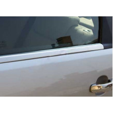 Окантовка вікон (4 шт., нерж.) Carmos - турецька сталь для Nissan Pathfinder R51 2005-2014 рр