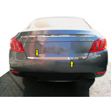 Накладка на багажник нержавейка для Peugeot 508 2010-2018 гг