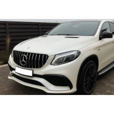 Тюнинг решетка радиатора GT Panamericana (для GLE63) для Mercedes GLE/ML сlass W166 2011-2018 гг