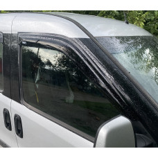 Ветровики на окна (2 шт, Niken) 2010-2015, 4 штуки для Fiat Doblo II