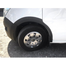 Расширители арок (4шт, черные, ABS) для Opel Movano 2010-2021 гг