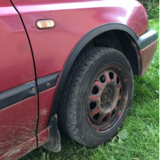 Расширители арок (4 шт, черные) Пластик ABS для Volkswagen Golf 3 1991-2001 гг