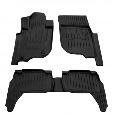 Коврики резиновые Stingray 3D (5 шт, полиуретан) для Mitsubishi L200 2015-2024 гг