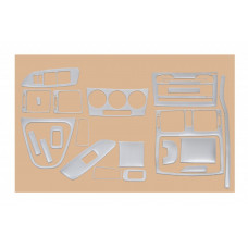 Накладки на панель Алюміній для Toyota Auris 2007-2012 рр