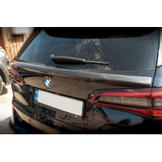 Нижній спойлер V1 (Натуральний карбон) для BMW X5 G05 2019- рр